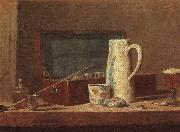 Jean Baptiste Simeon Chardin Pipes and Drinking Pitcher china oil painting reproduction